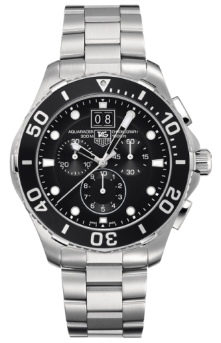 TAG Heuer Aquaracer 300M Quartz Chronograph 43 Stainless Steel / Black / Bracelet